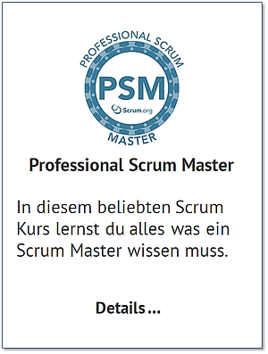 in diesem beliebten Scrum Master Zertifizierungs Training erfährst du alles, was ein Scrum Master wissen muss